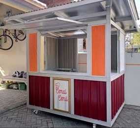 Booth Jualan Baja Ringan